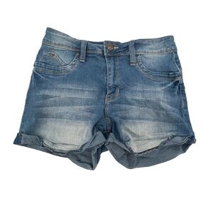 YMI Luxe Cuffed Hem Denim Jean Shorts Size 5 Women’s